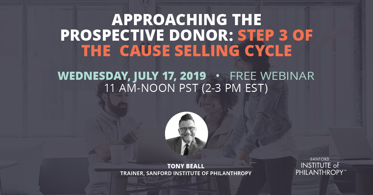 Approaching the Prospective Donor: Step 3 of the Cause Selling Cycle