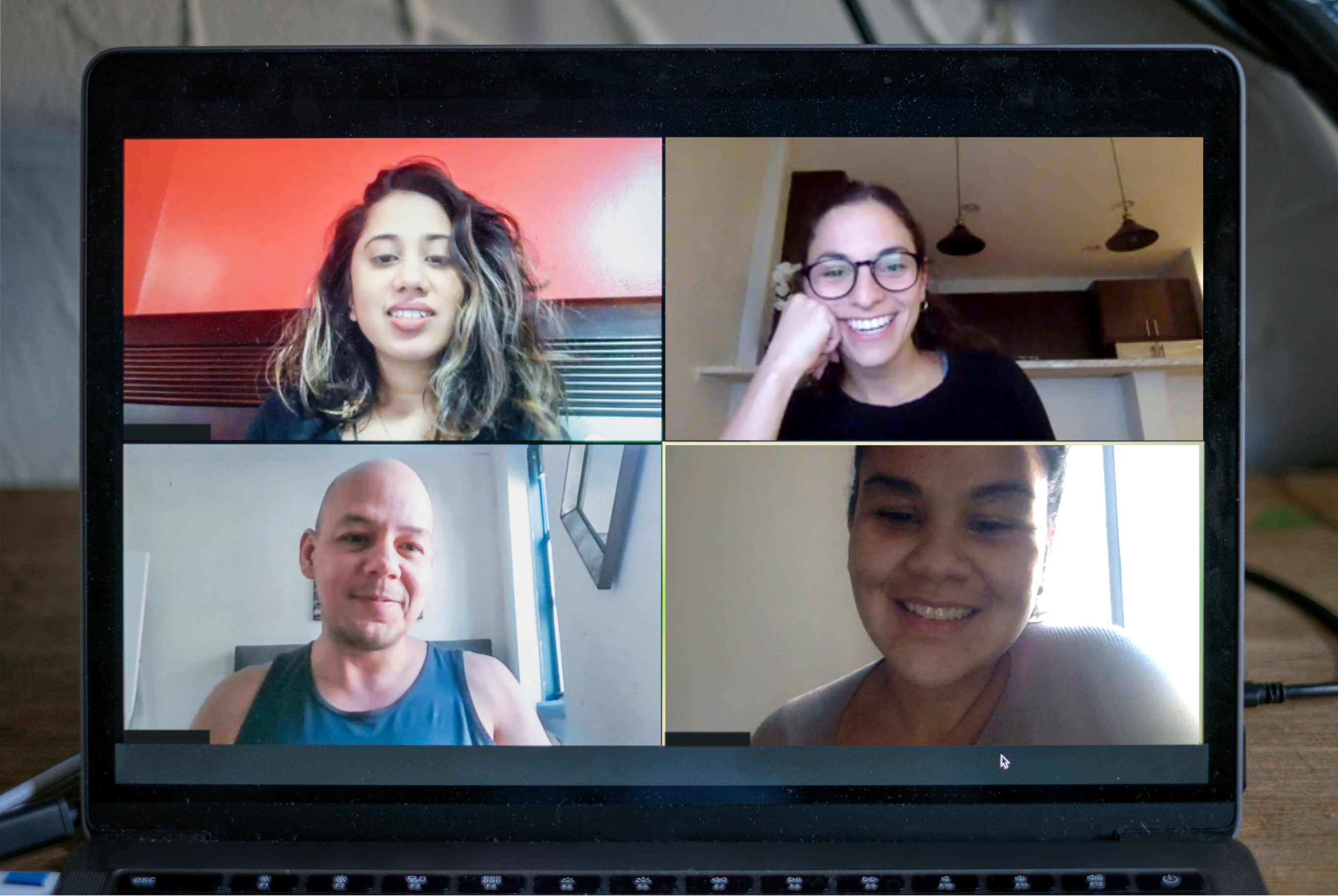Zoom meeting with team