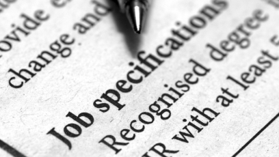 Example of a job listing